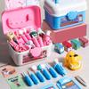 42PCS Children's Doctor Toy Girl Simulation Home Puzzle Set Kindergarten Stethoscope Nurse Injection Teeth Doctor Playing Toy