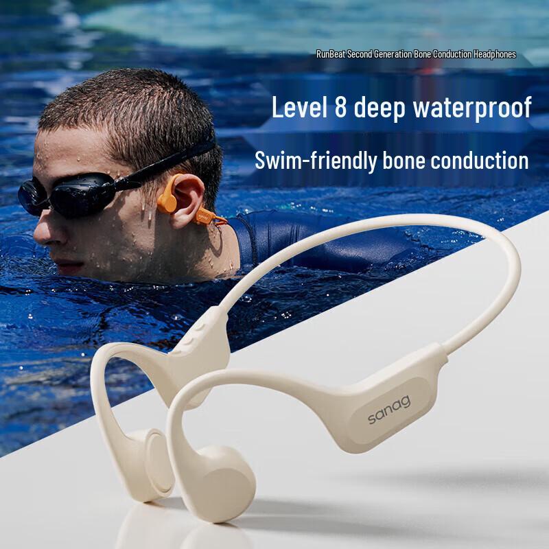 SANAG B60spro Bone Conduction Bluetooth Headphones with 32GB Memory for Swimming