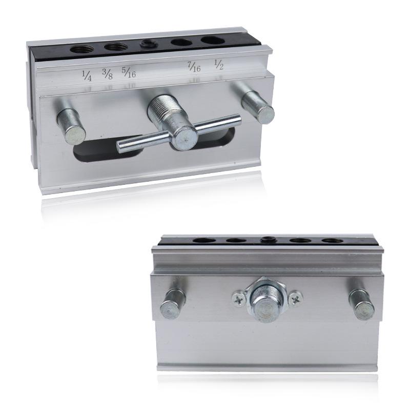 Wooden Board Vertical Drilling Locator & Pin Guide Fixture