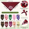 20 Pieces Dog Bandanas Holiday Pet Costume Accessories Adjustable Dog Headbands for Easter Large Pet Scarf Costume Supplies