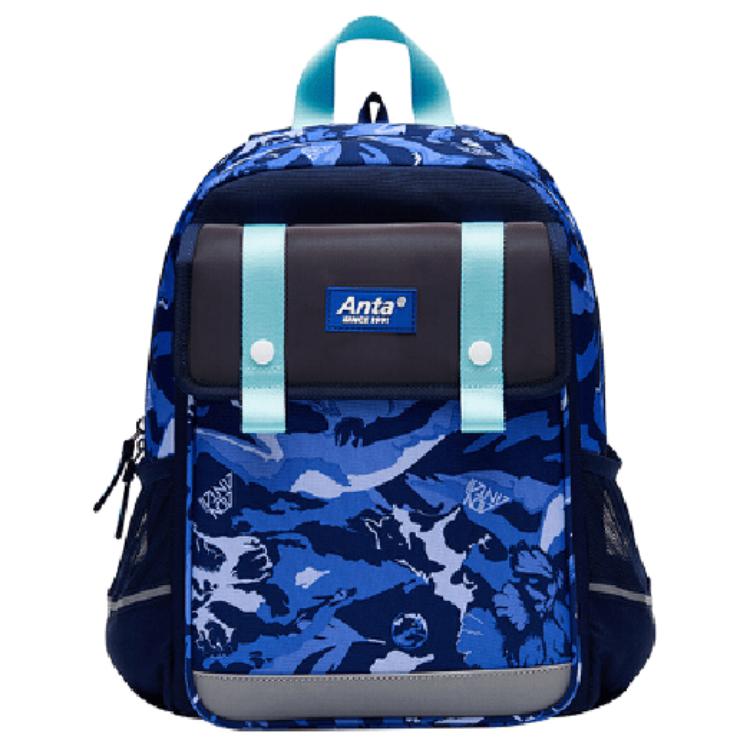 Anta Lifestyle Series Trendy Fashion Zipper Closure Fabric Backpack Regular Men backpack Blue Purple 392428152 Purple