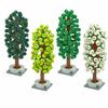 MOC Plants Accessories Bricks 3471 2435 6064 3778 City House Trees Pine Prickly Bush Green Grass Military Building Toys
