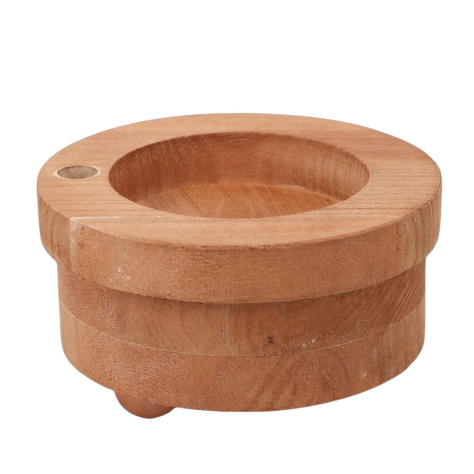 

Wooden Cup Holder with Marker Slot Brown Wooden Cup Dispenser for Parties Picnics Barbecues Weddings