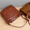 Dámská vintage taška přes rameno s více kapsami, crossbody taška ze syntetické kůže pro ženy do práce, na cestování, na večírky