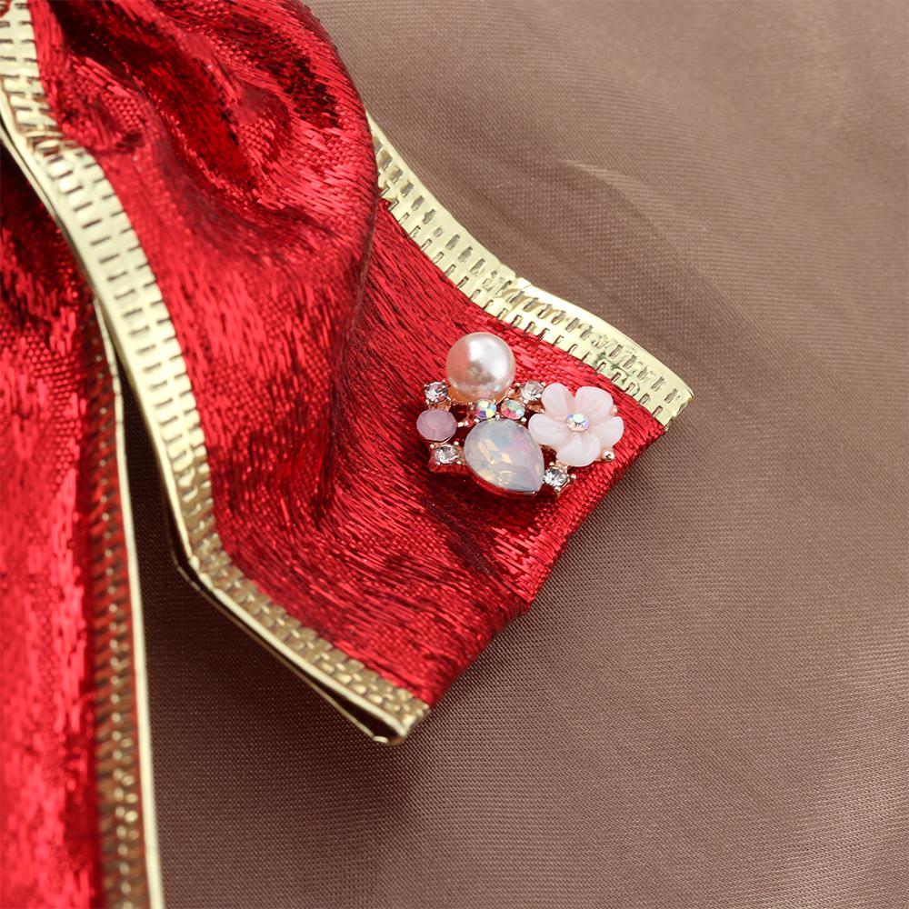 10PCS Pearl Flower Rhinestone Buttons For Hair Pins Clothing Decoration Vintage Buttons DIY Crafts Apparel Sewing Accessories