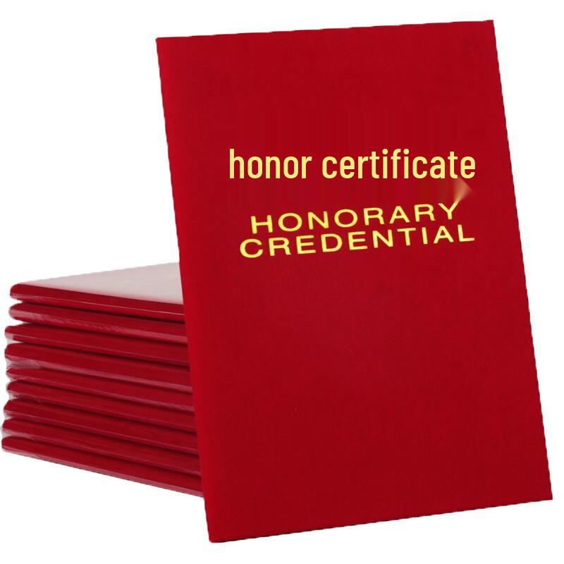 Deli Velvet Honor Award Certificates (10-Pack)