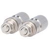 2PCS Binding Post Silver Alloy Contact No Insulation Power Grounding Terminal Post 50025