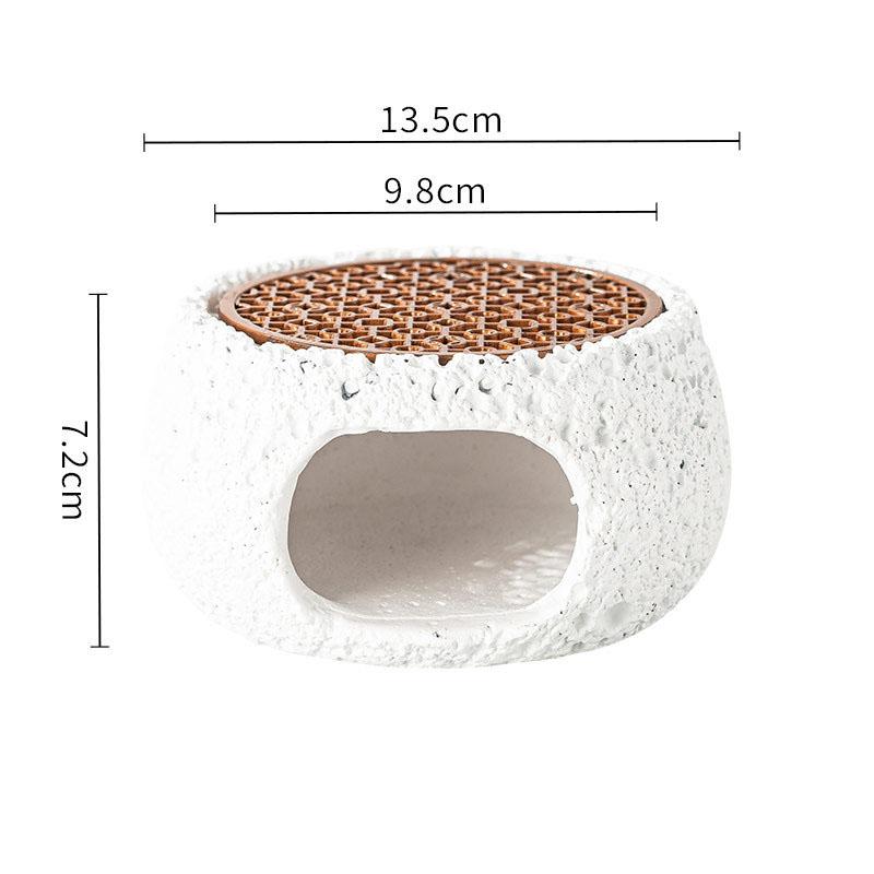 Stoviglie Creative in Ferro con Texture di Roccia, Piatto Isolante per Ristorante, Piatto da Dessert, Piatto da Sushi, Stoviglie Speciali