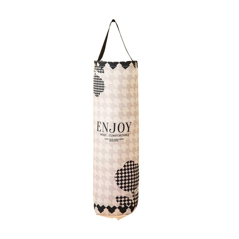 Kitchen Trash Bag Organizer With Oxford Fabric Wall Mount For Kitchen Storage