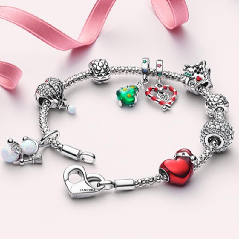 Pandora Sparkling Angel Wings   Heart Charm 792980c01