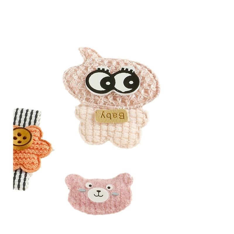 Coral Socks, Shoes And Hats, Decorative Accessories, Bear Pentagram, Animal Hairpin, Accessories, Brooch, Handmade Diy Accessories, Cloth Sticker.