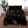celestial mushroom Duvet Cover Set UK Single Double Queen US Twin Full King Size pkm Bed Linen Set