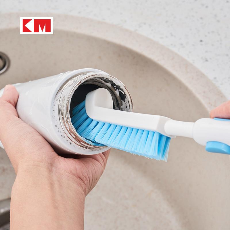 Bottle Brush Adjustable With Plastic Shaft For Drain Cleaning Hole