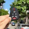 Car Key Caps Case Cover With Keychain Holder For Jeep Grand Cherokee Patriot Compass For Dodge Avenger Caliber For Chrysler 300c