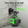 High-Precision Laser Level with 12-Line Green Infrared and Heavy-Duty Spirit Level