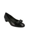 Salvatore Ferragamo Vara Sequined Pumps Black