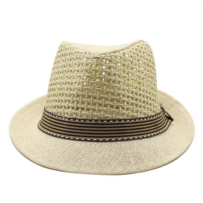 Parent-Child 2021 Spring And Summer Sunscreen Sunshade Beach Hat Children'S Sun Hat Jazz Top Hat Men