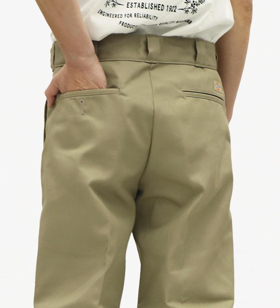 Dickies Work Pants 877 Loose Fit Wide TC Twill Chino L30 W28 Charcoal Gray