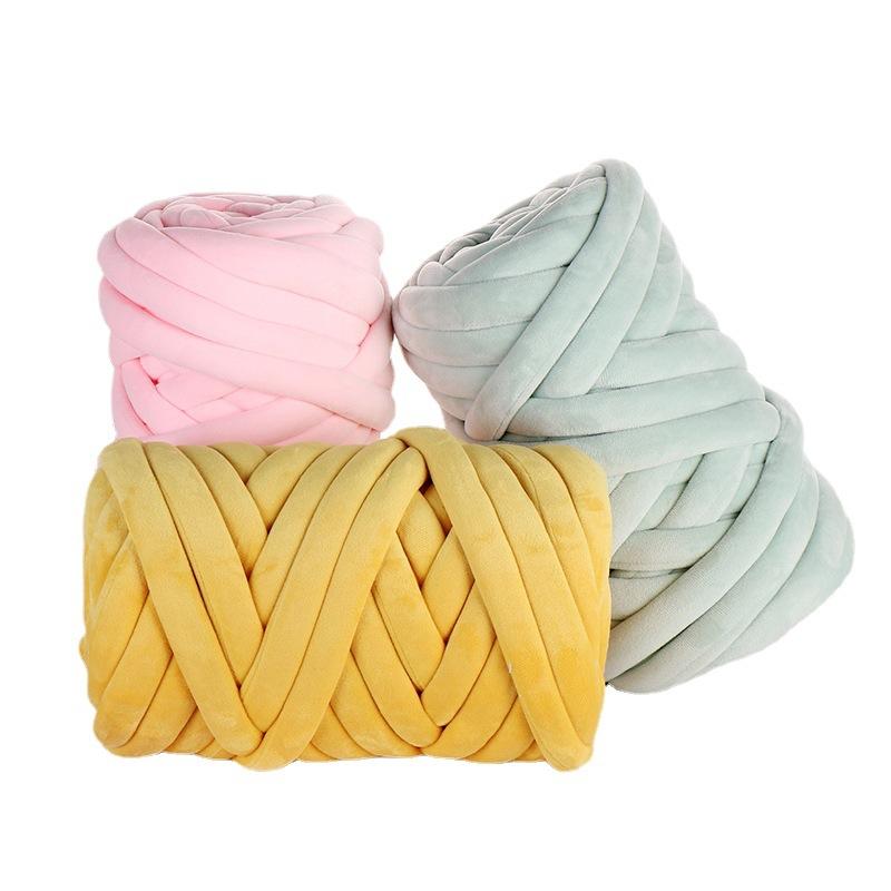 Needlework Knitting Crochet Yarn Core Filling Cotton Hand-knit Blanket Yarn Pillow Wool Yarn Ultra-thick Core Filling Yarn Fabric Strips Thread Ball