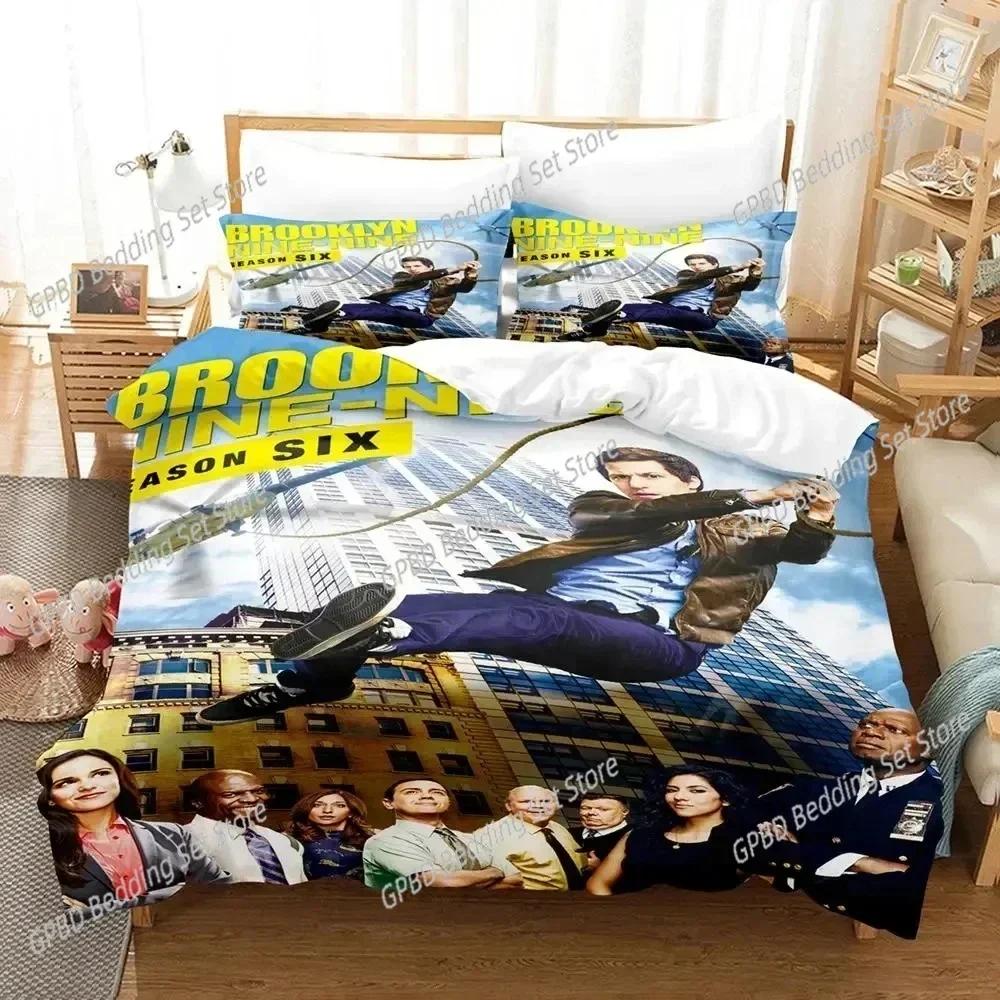 Print New Tv Brooklyn Nine-Nine Bedding Set Bedroom Soft Modern Bedspreads Comefortable Duvet Cover Quilt Cover And Pillowcase