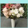 Artificial Silk Polish Rose Buds For Diy Wedding Decoration Props Photography