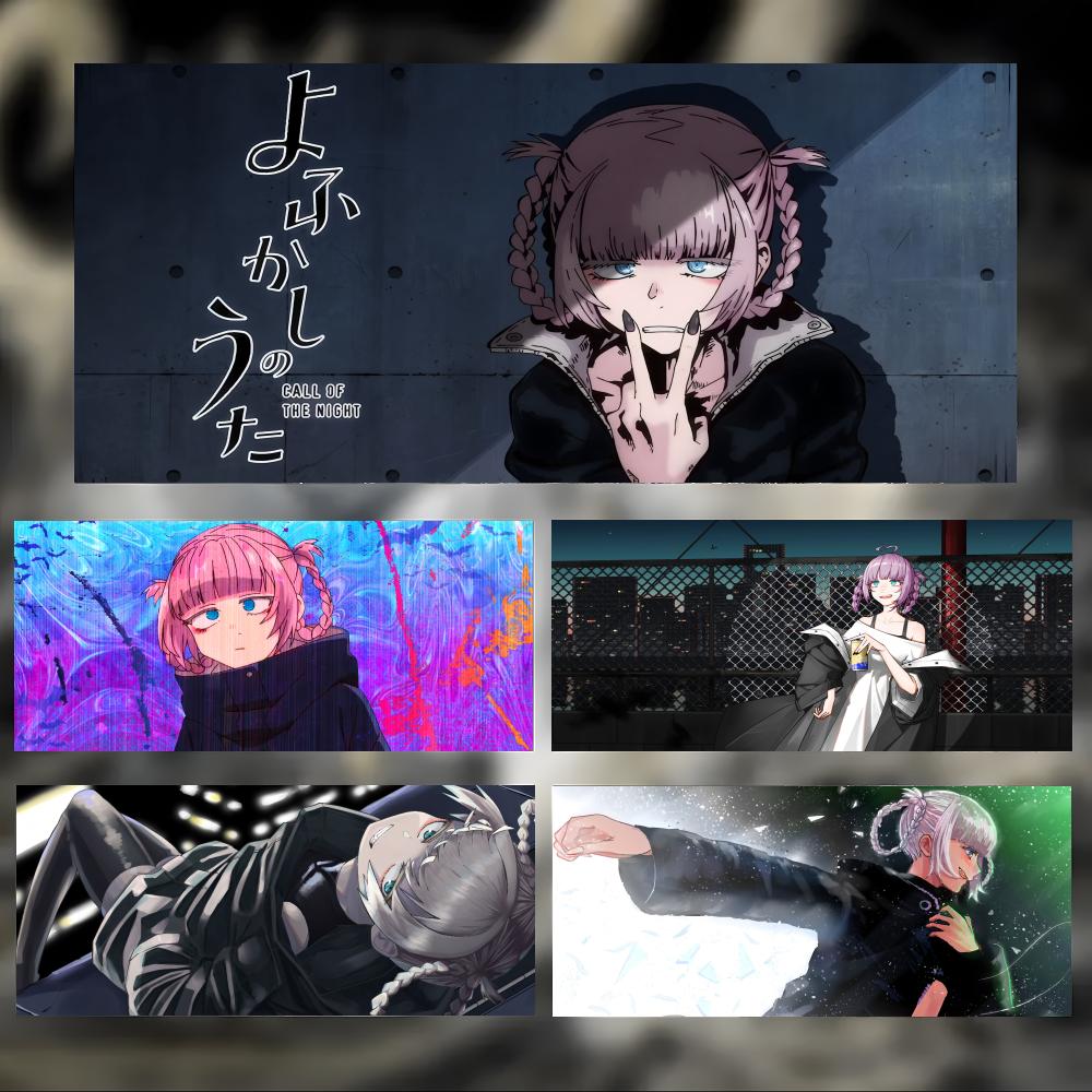 Anime Yyofukashi No Uta Nanakusa Nazuna Mouse Pad Large Thick Desk Pad Stitched Edges Gaming Mouse Mat For Pc