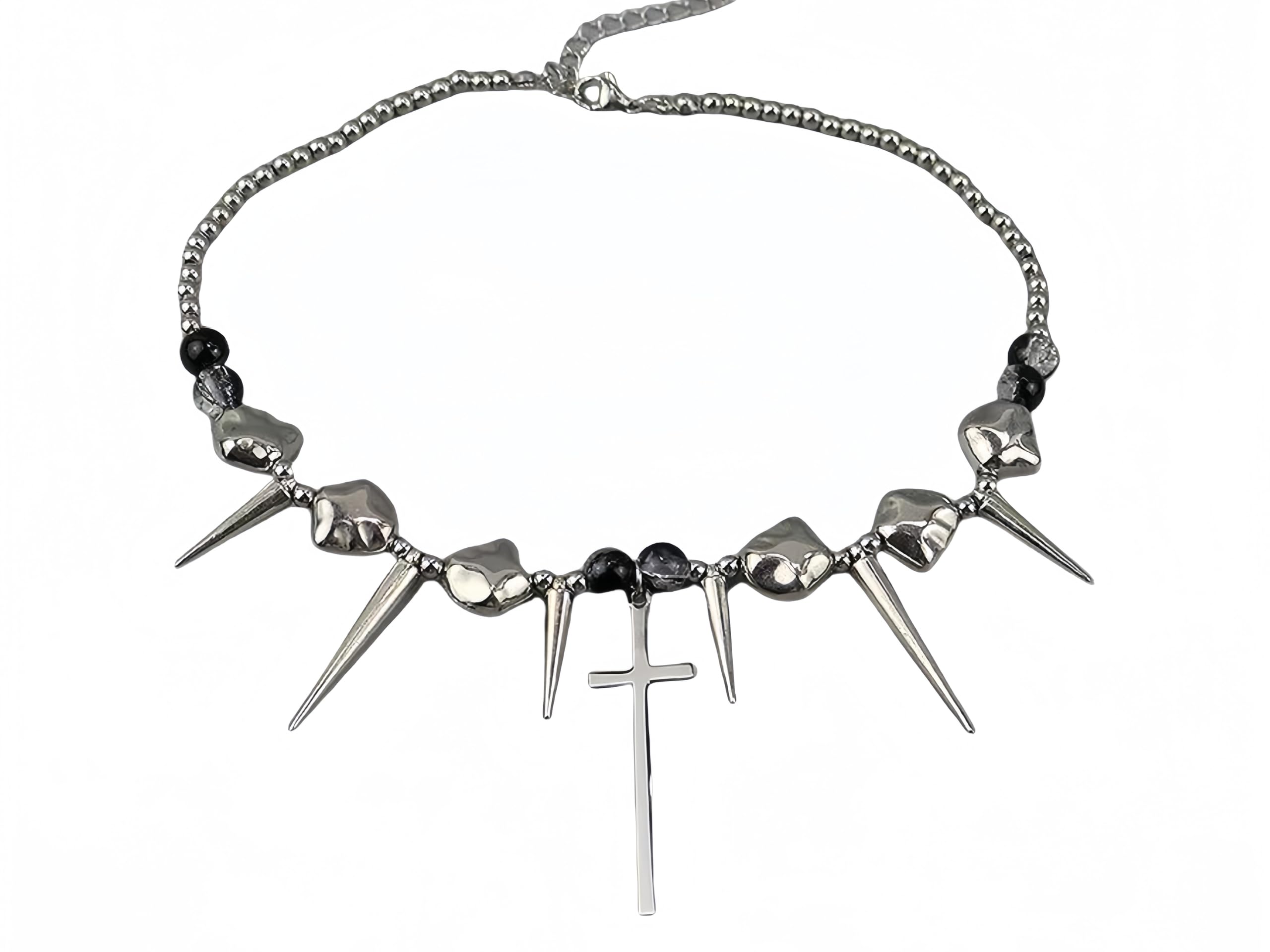 

Unisex Slightly Naughty and Cool Style Short Neck Chain [WATSU Life] Men s Necklace, Ladies, Accessory, Yankee, Host, Flashy, Thug, Evil, Thorns,