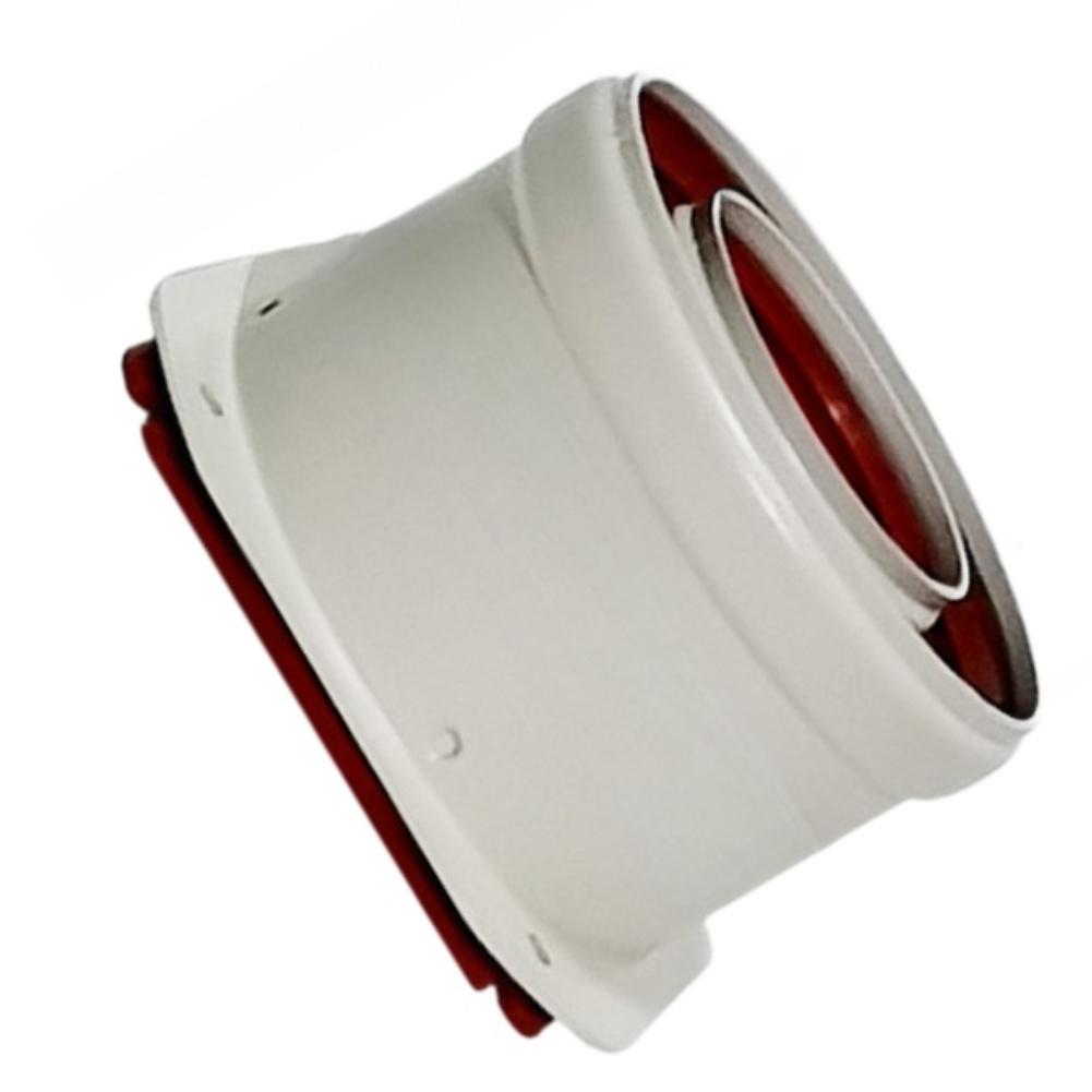Wall Mount Boiler Flue Part PP Plastic 15x15x15cm Heat Resistant Construction for Reliable Performance in Continuous Operation