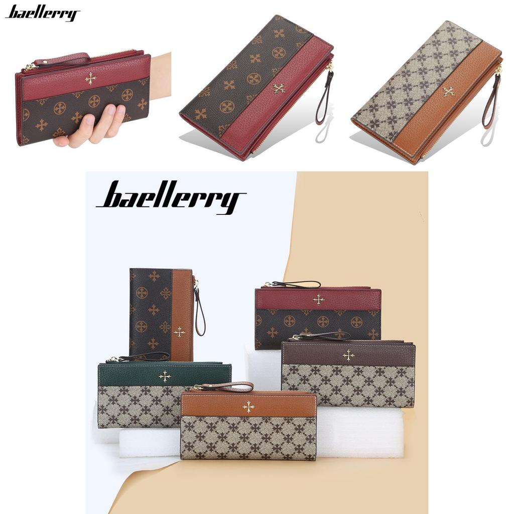 Pu Leather Vintage Wallet For Women With Multiple Card Slots And Zipper Closure For Daily Use