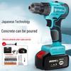 High-Power Rechargeable Brushless Hand Drill with Lithium Battery