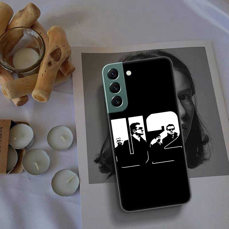 Band U2 Phone Case For Samsung Galaxy S22 S25 Ultra S21 S10 Plus S26 Edge S20 S23 S24 FE Cover Silicone Soft TPU Clear Shell