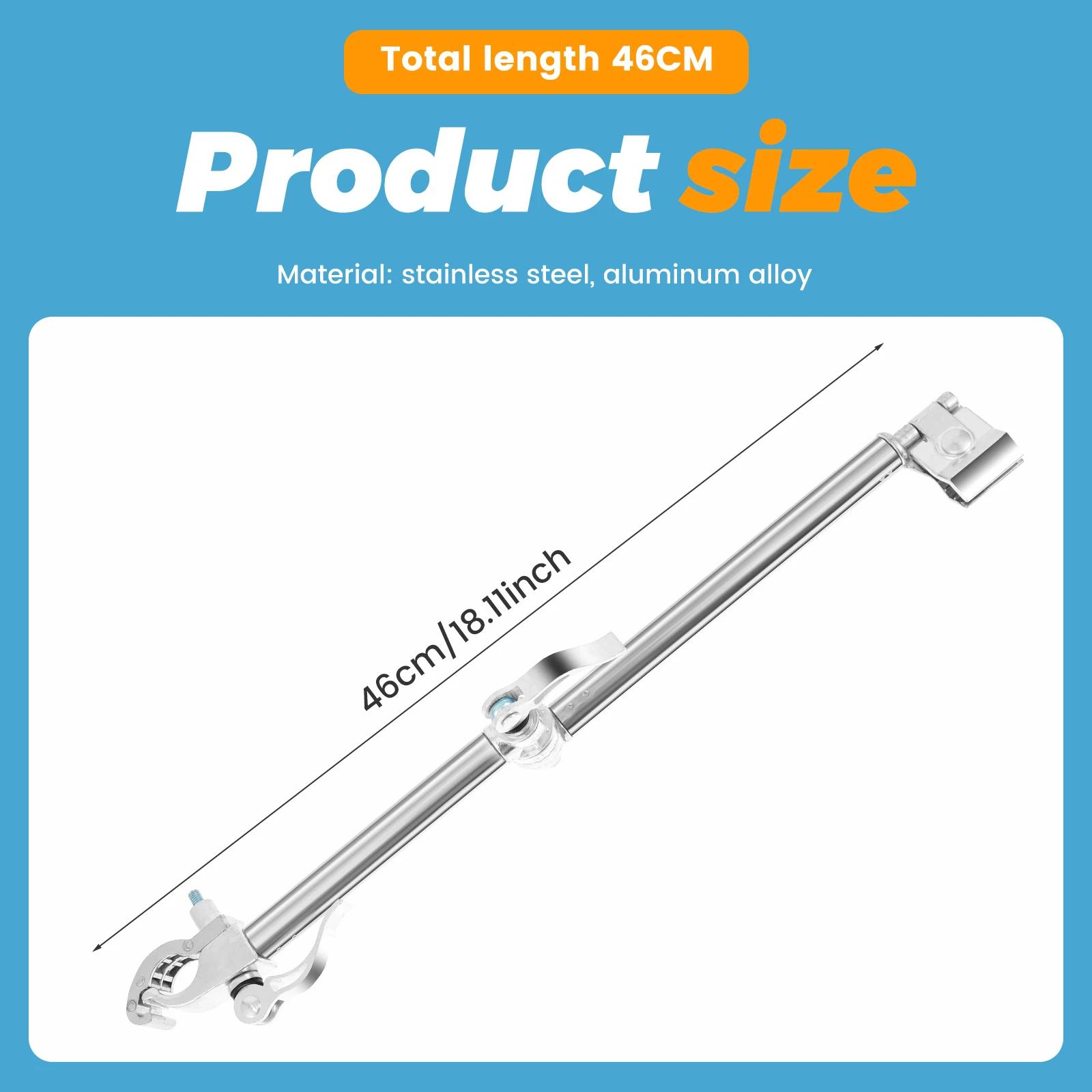 

Stroller Umbrella Mount Holder Stainless Steel Adjustable Golf Umbrella Clamp 2/3Fold 360° Rotation Bicycle Sunshade Fixing Clip