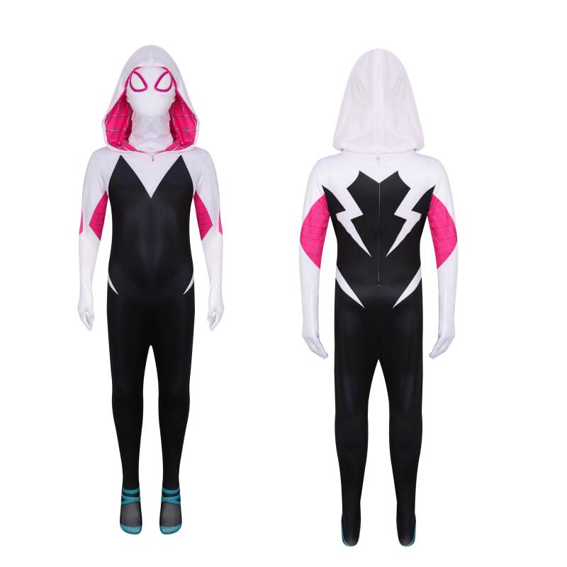 Costume for Kid Adult Miles Morales Spider-Man Cosplay Bodysuit Halloween Carnival Superhero Full Body Zentai Jumpsuit