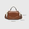 2025 Small Women Shoulder Bags Handbags Excellent PU Leather Saddle Bag With Two Straps Fashion Branded Crossbody Bag For Ladies Purse