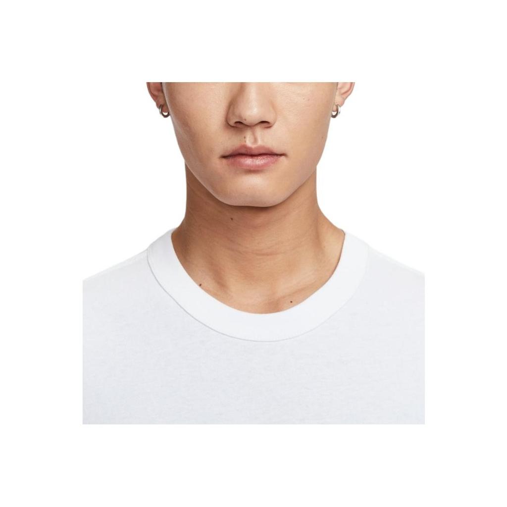 Nike Loose Minimalist Casual Round Neck Short Sleeve T-Shirt Men Tops White DQ9296-101