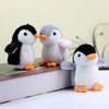 Cartoon Penguin Plush Toy Keychain Cartoon Animal Pendant Cute Stuffed Toys Bag Ornaments Kawaii Doll Keyring for Kids Girl Gift
