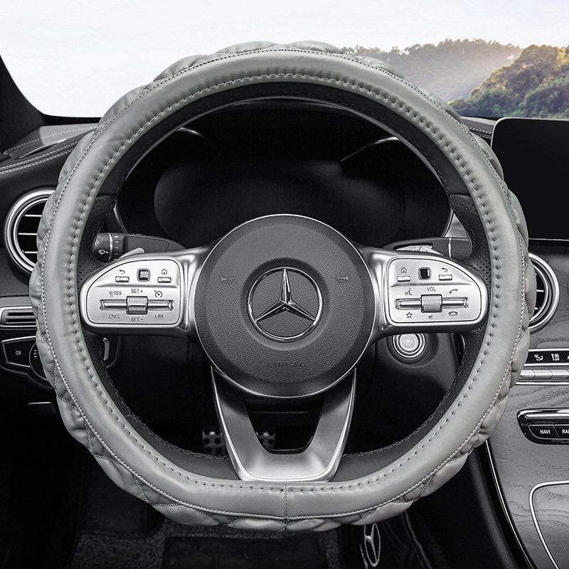 Manufacturer Wholesale Four-Season Universal Car Steering Wheel Cover, Car Interior Female Fashion Steering Wheel Cover Direct Sales