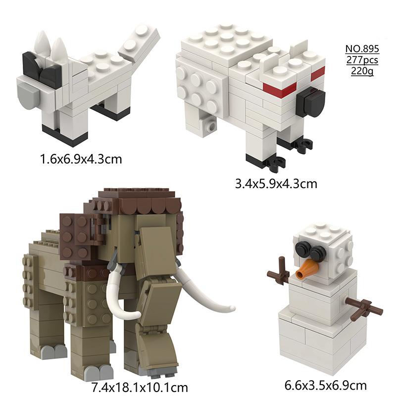 Non-Toxic 99 Nights In The Forest Deer Building Blocks Set 99 Nights In The Forest Deer Blocks For Children Christmats Toys Birthday Gifts
