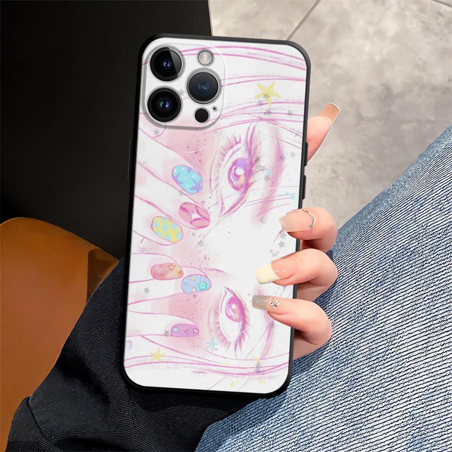 

Case for Apple iPhone 17 Pro Max 13 11 14 Air 12 16 XR XS MAX 15 Pro 7 8 Funda Phone Cover Retro Fashion Anime Eyes iPhone 16e