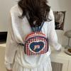 Street Style Quilted Chain Crossbody Bag With Polyester Interior For Casual Outings And Travel
