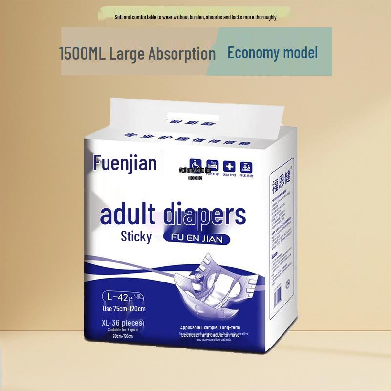Fu Enjian Pannolini Usa e Getta Unisex per Anziani e Post-Partum Taglia XL, Confezione Grande