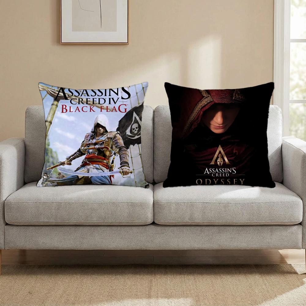PassionA-AssassinsS C-CreedS Cushion Cover Multi-Scene Pillow Cover for Home & Car - Reversible, Soft & Durable for Daily Use