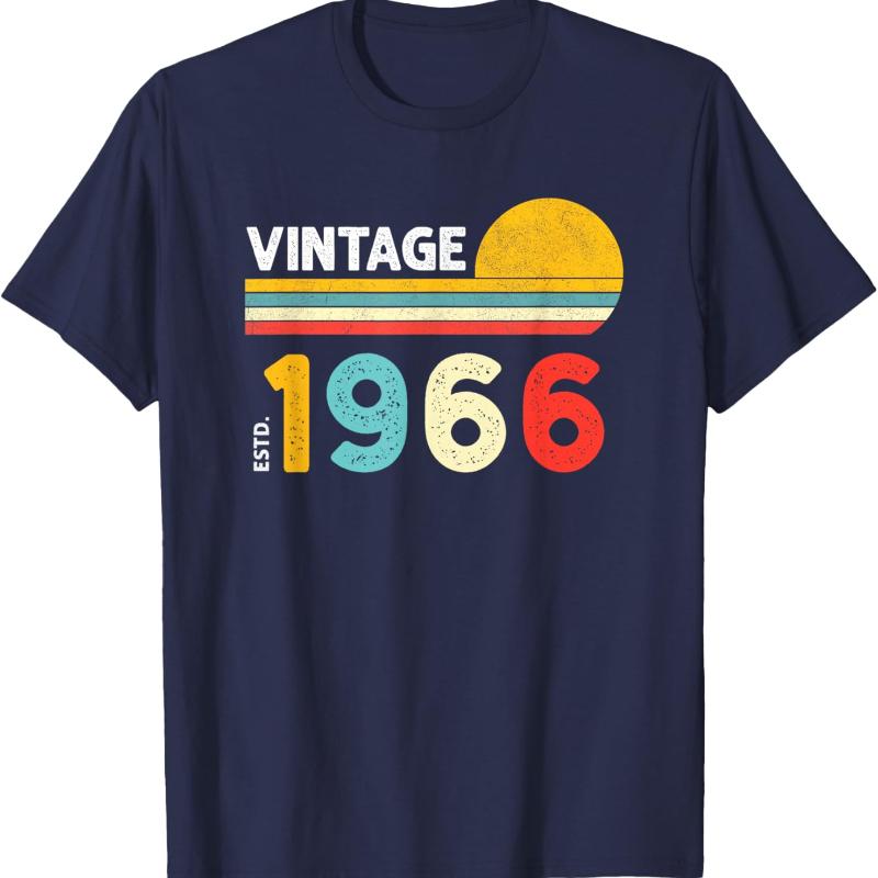 Vintage Nostalgia TShirt High Quality Cotton Crewneck Printed Tshirt Tops Allmatch Casual Style Regular Short Sleeve