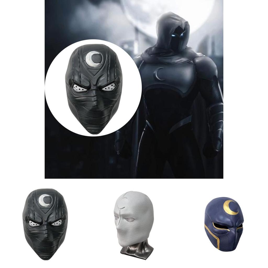 Maschera Cosplay Cavaliere Luna Eroe Marvel Costume Anime Scudo Facciale Regali Halloween