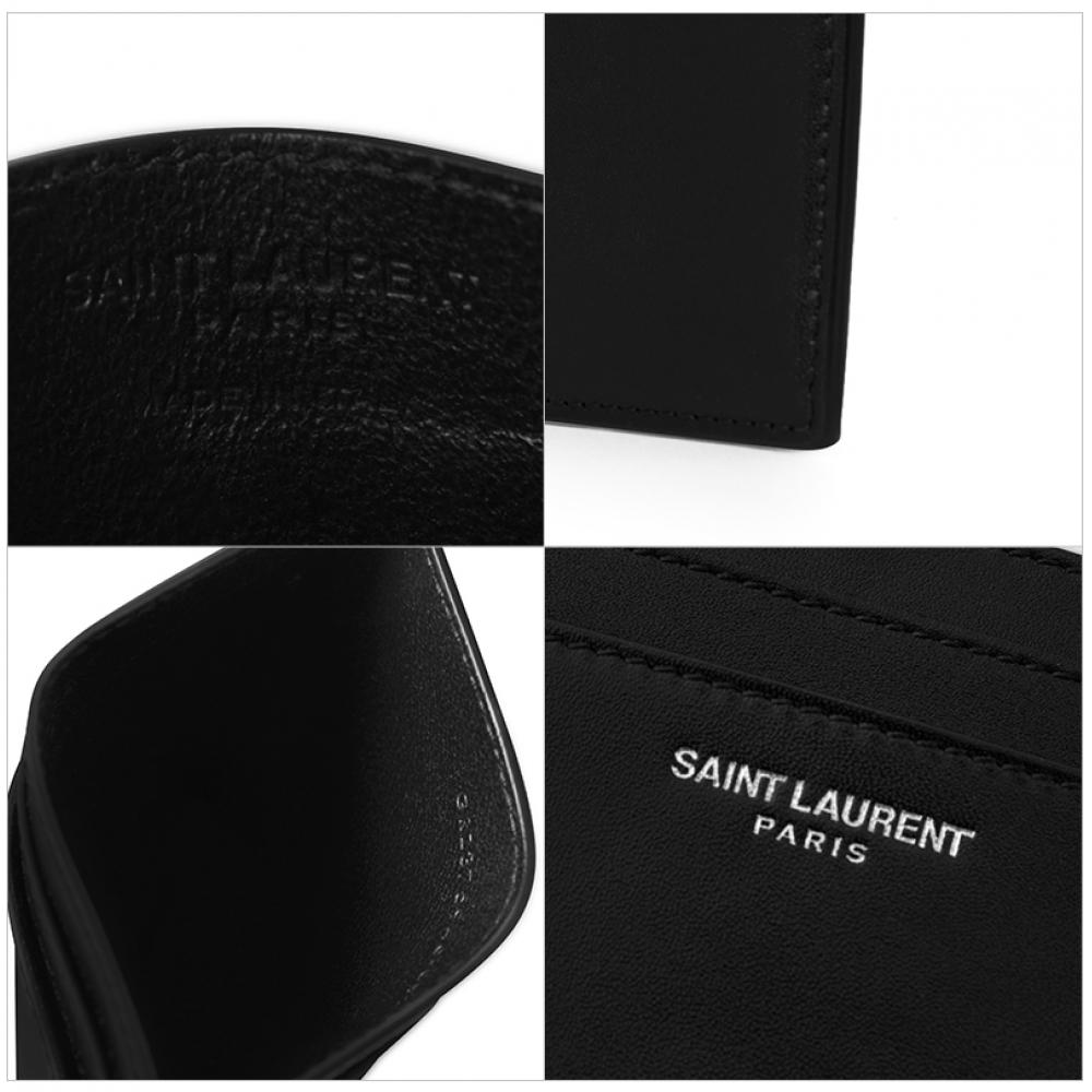 Saint Laurent 375946 0u90n 1000 Classic Card Holder