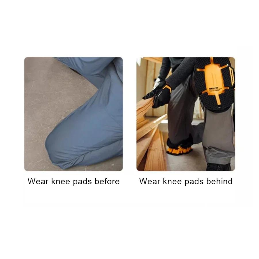 TOUGHBUILT Gelfit Pro Stabilizer Knee Pad TBL-KP-G205-R Balanced and Stable Silicone Knee Pad, Knee Protection Tool Accessories