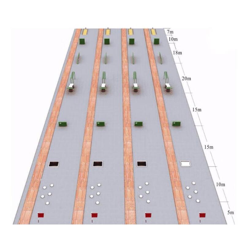 Tachen Horizontal Ladder Obstacle Course Equipment