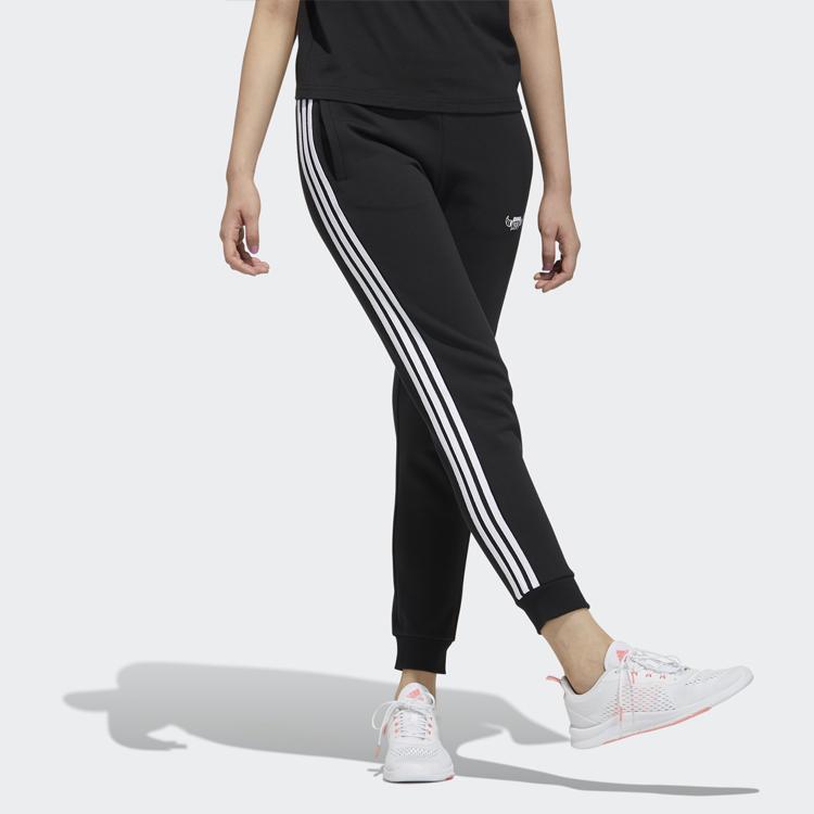 Adidas Neo Running Tapered Knit Cropped Pants Women Pants Black GL8092