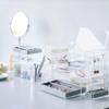 MUJI Stackable Acrylic Case with Two Drawers and Lid, Large, Approx. 25.5cm W X 17cm D X 9.5cm H, Product Number: 38970125