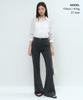 Musinsa Standard Woman [Cooltandard] Women'S Low Rise Flare Slacks [Gray]